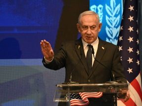 Benjamin Netanyahu refused to rule out further strikes against Hamas leaders even as Arab leaders condemned Israel&#039;s strike in Qatar last week. Photo: Reuters