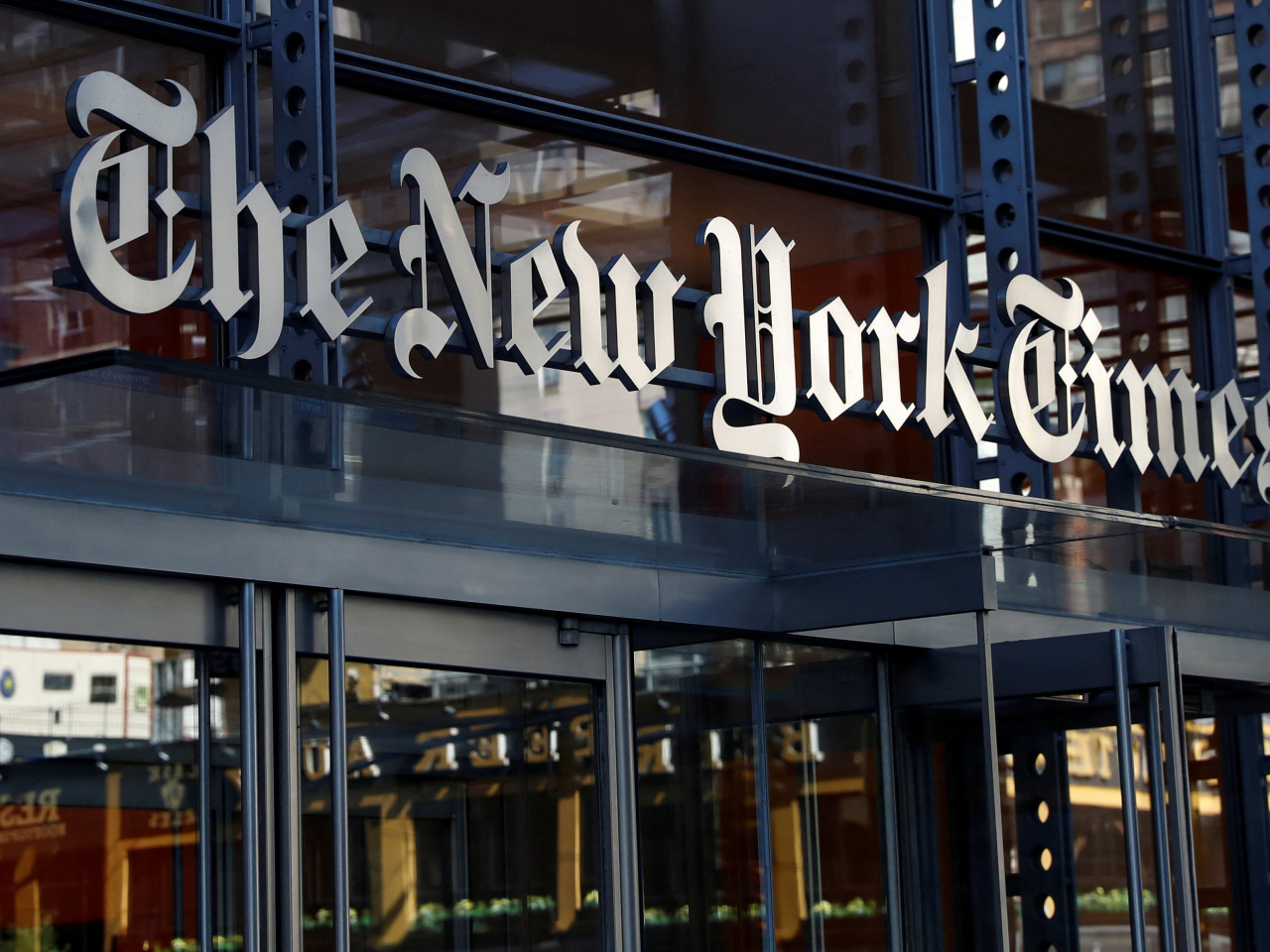 The New York Times is alleged by Donald Trump to have lied about him, his family and businesses. File photo: Reuters