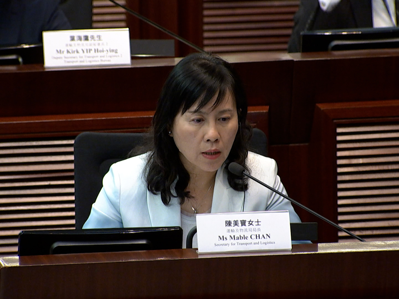 Mable Chan said the government hopes the revised written tests will attract new blood to the taxi sector.