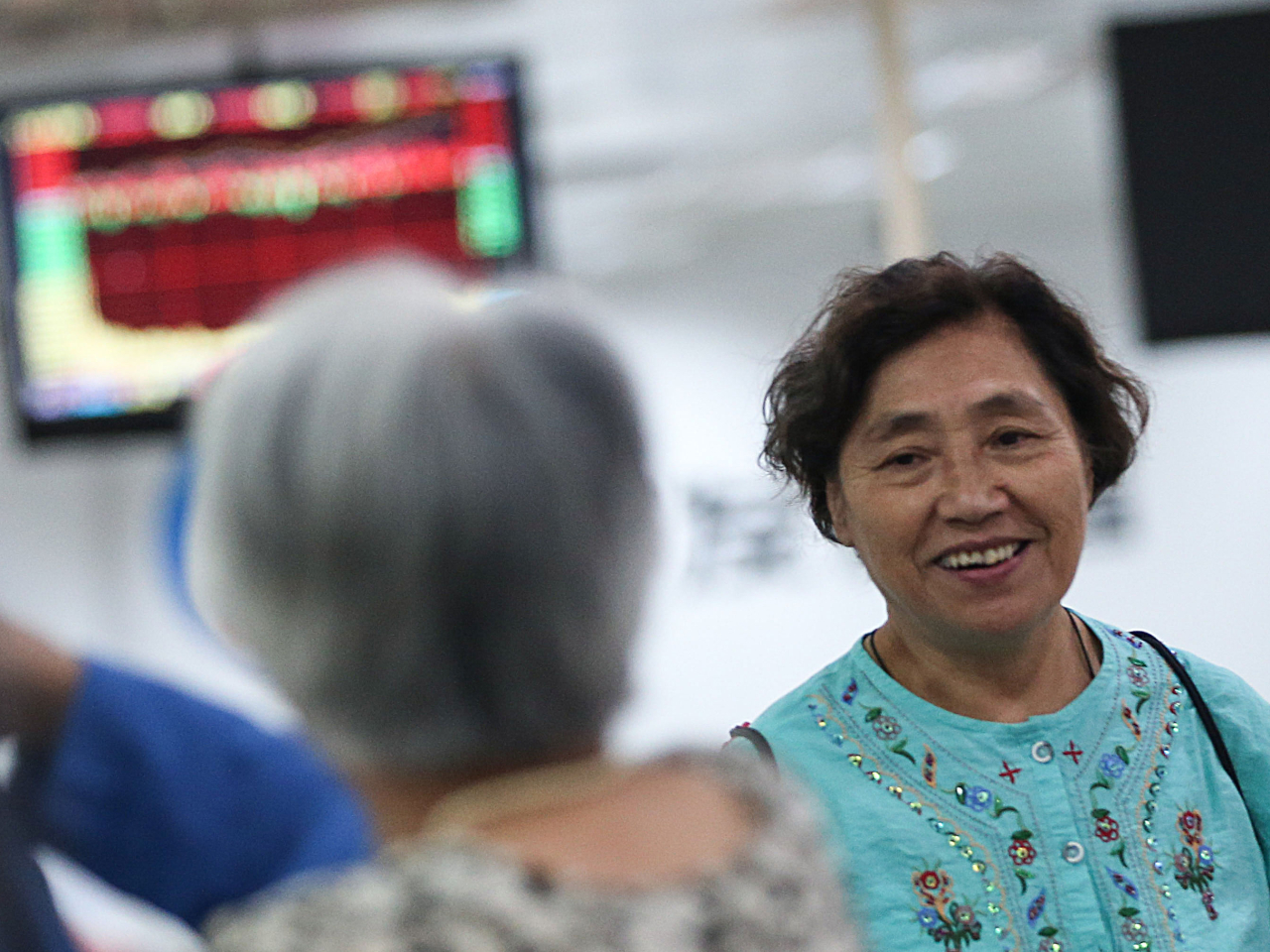 上證綜合指數收市升約0.4%，創業板指數升幅1.95%。（新華社資料圖片）