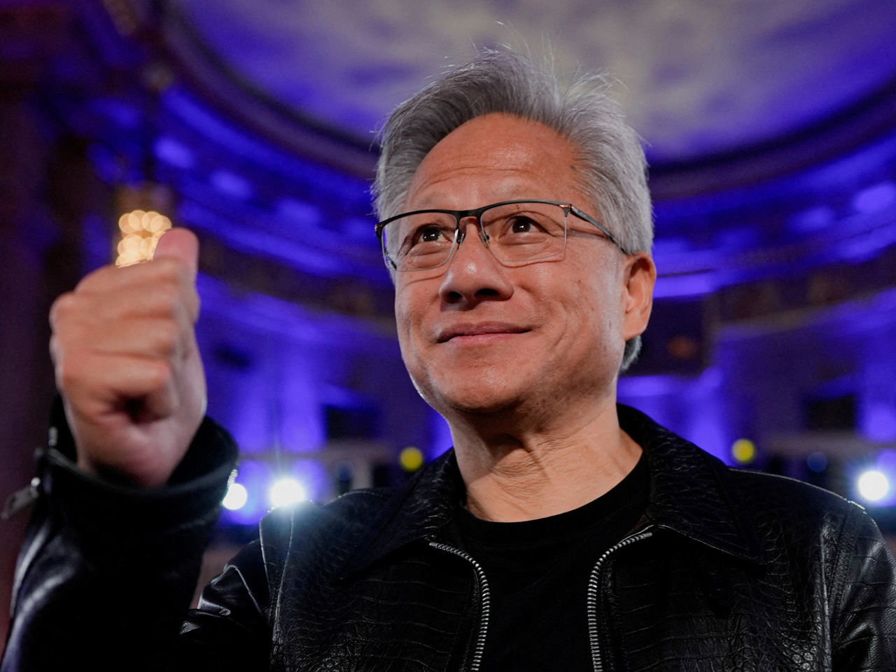 黃仁勳說，只要中國政府和中國企業願意，Nvidia就會繼續給予支持。（路透社資料圖片）