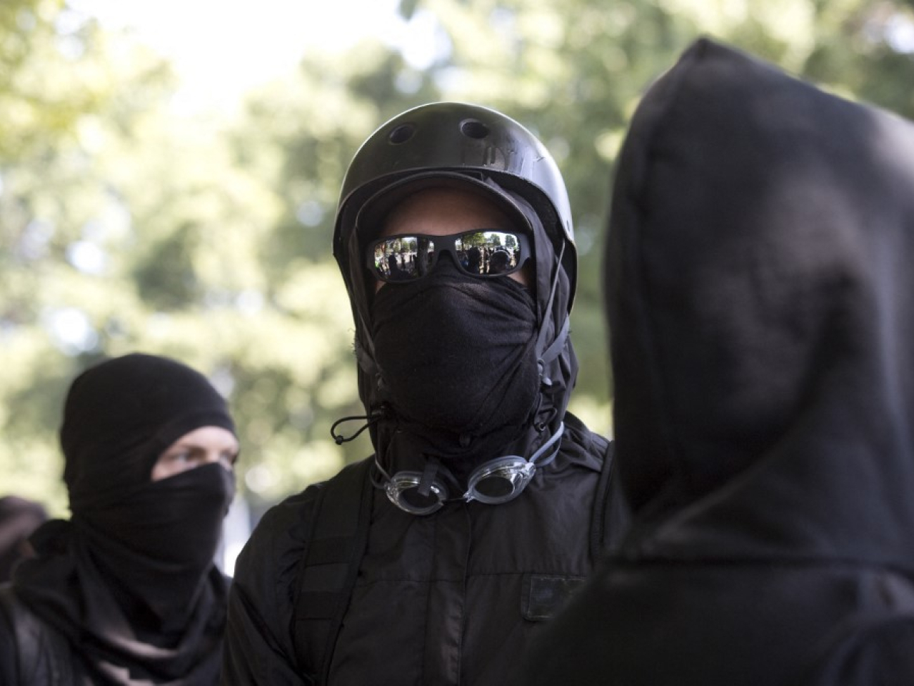Donald Trump says people who provide funding for Antifa should be "thoroughly investigated." File photo: AFP