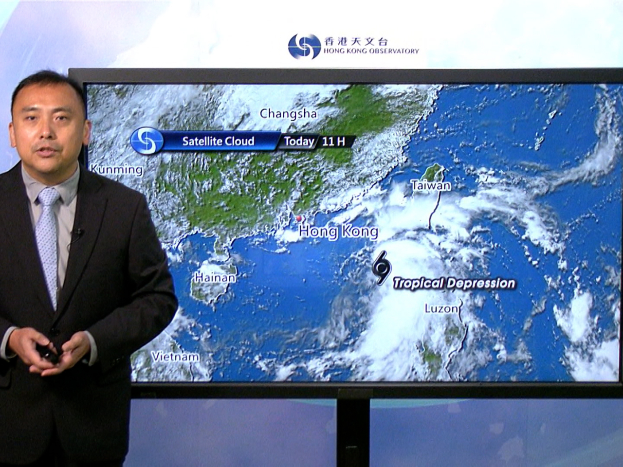 Shum Chi-tai says the weather will deteriorate significantly in the middle of next week. Photo courtesy of the Hong Kong Observatory