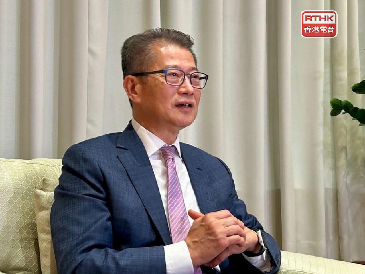 Paul Chan says external factors may affect the local economy. File photo: RTHK