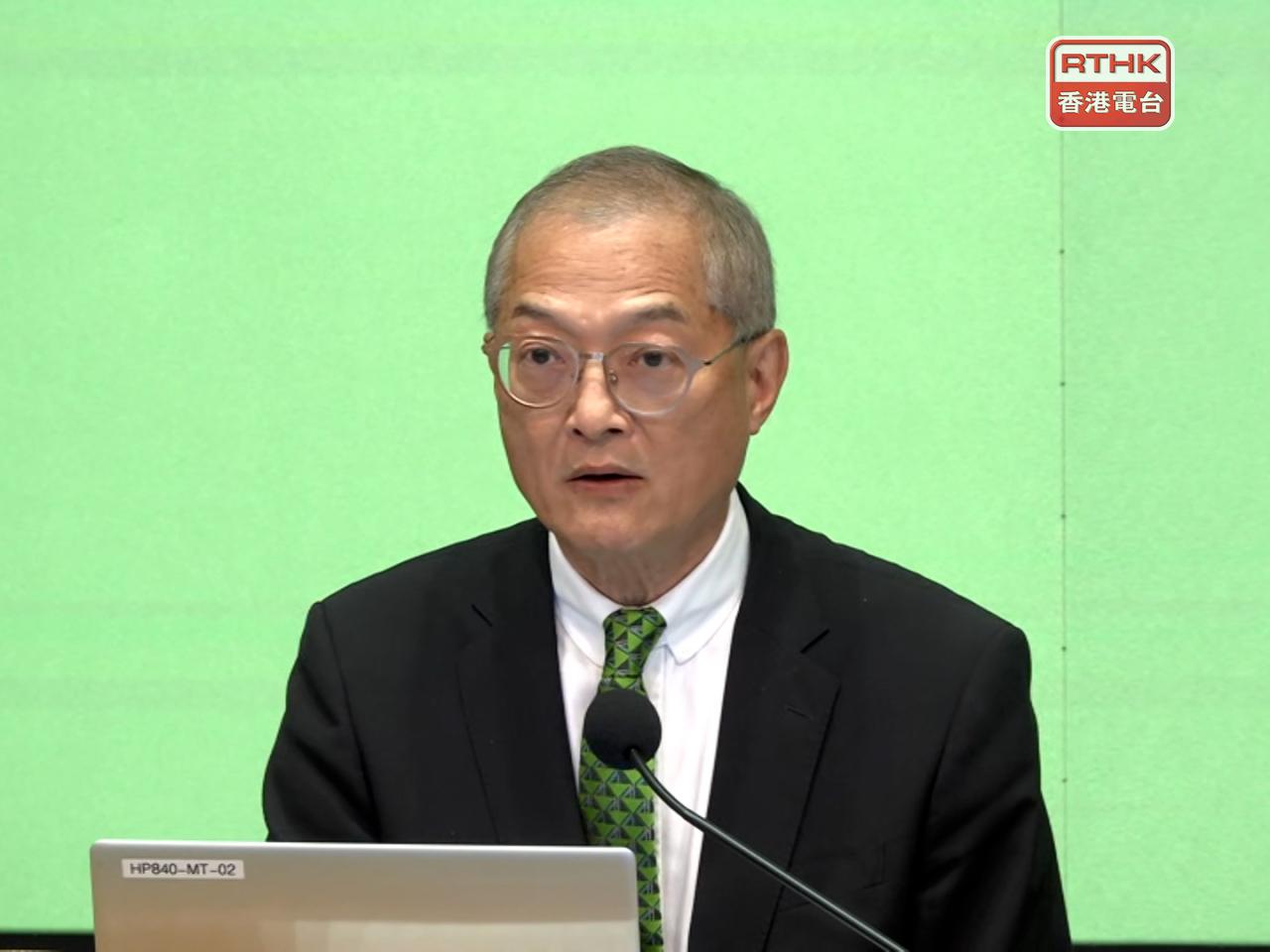 盧寵茂表示，會繼續強化公營醫療體系，提升醫管局服務的安全質量和效率。（孔令輝攝）