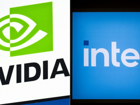 Nvidia及英特爾公布合作計劃，當中包括Nvidia將出資50億美元，以每股23.28美元買入英特爾股份。（法新社）