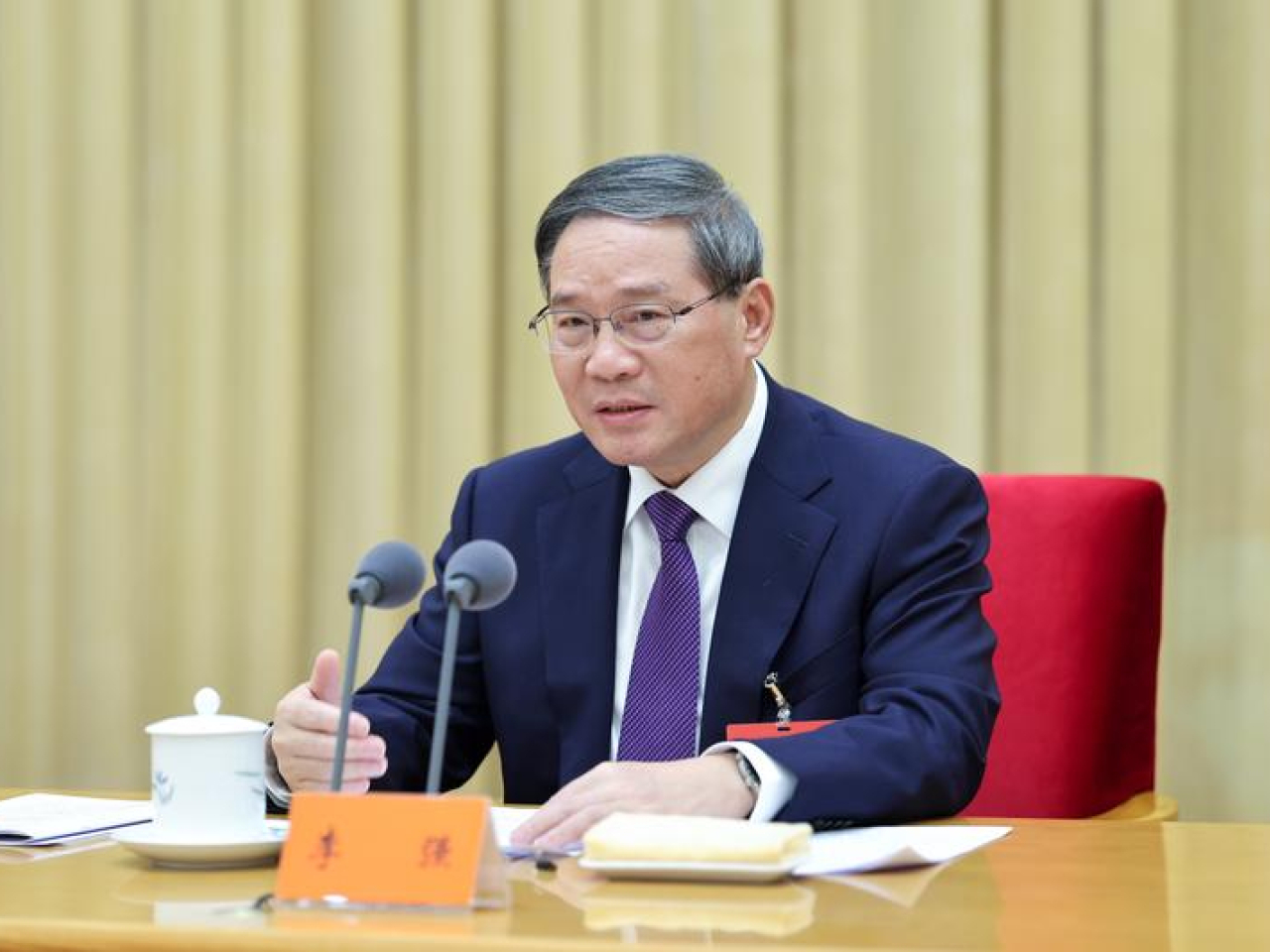 外交部宣布，國務院總理李強下周一至周五赴紐約出席第80屆聯合國大會一般性辯論。（新華社資料圖片）
