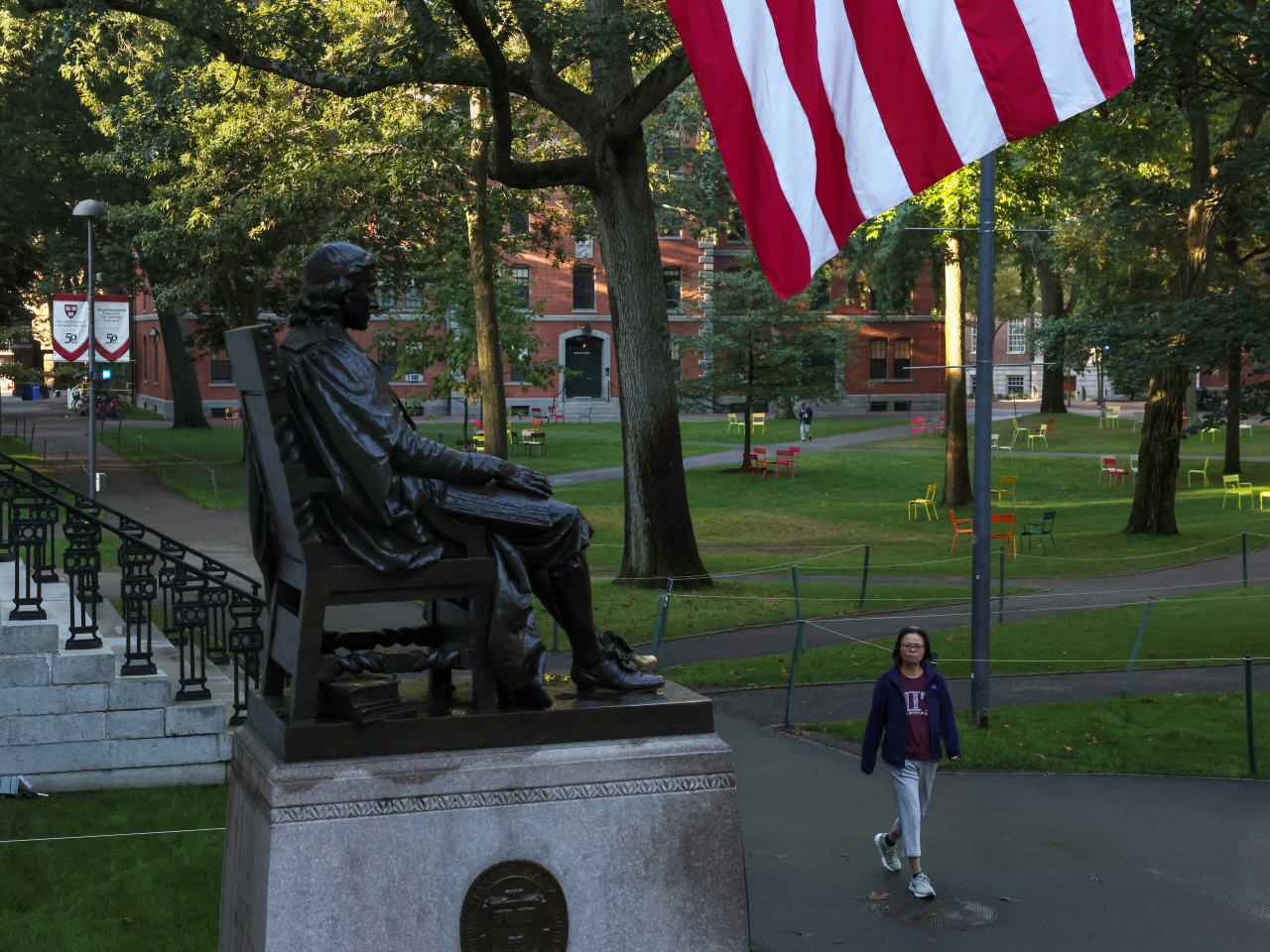 Harvard University is being forced by the Trump administration's move to disburse federal student aid from its own funds before it can draw down funds from the Department of Education. File photo: Reuters