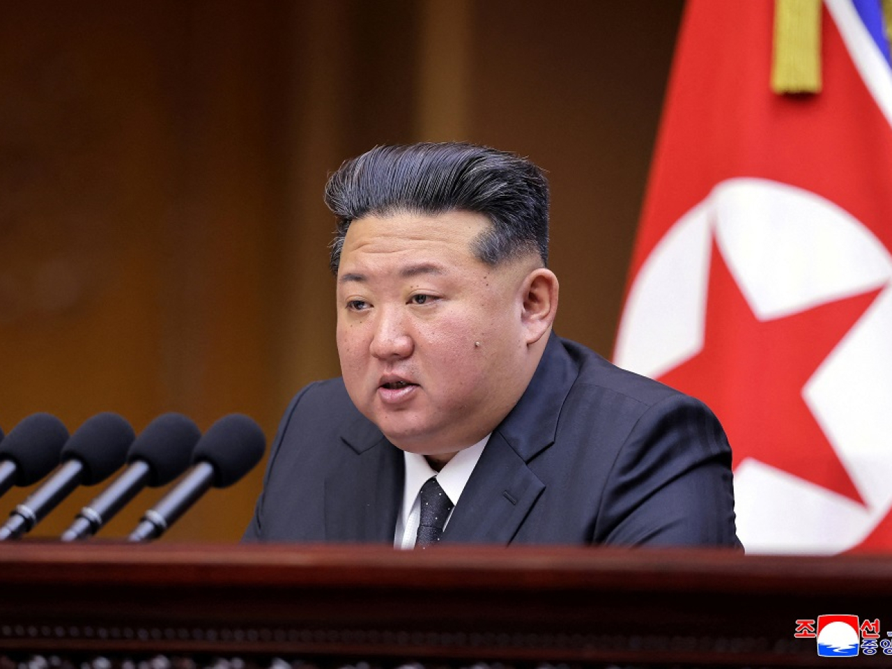 North Korean leader Kim Jong-un told the Supreme People's Assembly he has fond memories of US President Donald Trump. Photo: Reuters