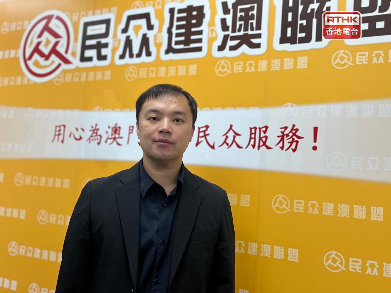 陳禮祺說，將會以謙卑態度學習做議員及議事規則。（鄭月明攝）