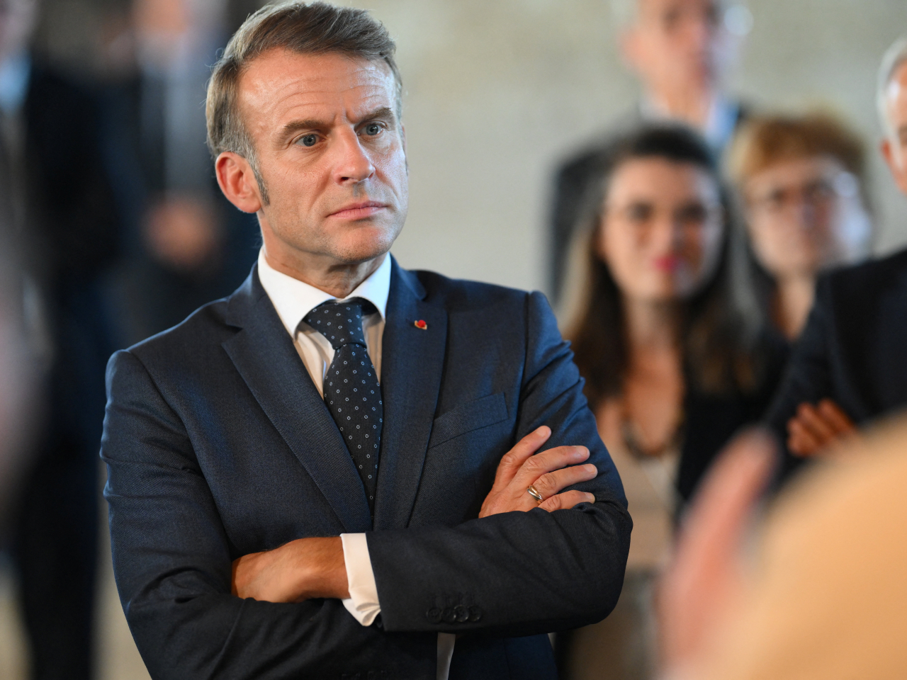 Emmanuel Macron faces the threat of US measures against France for hosting the summit to rally support for a two-state solution. File photo: Reuters