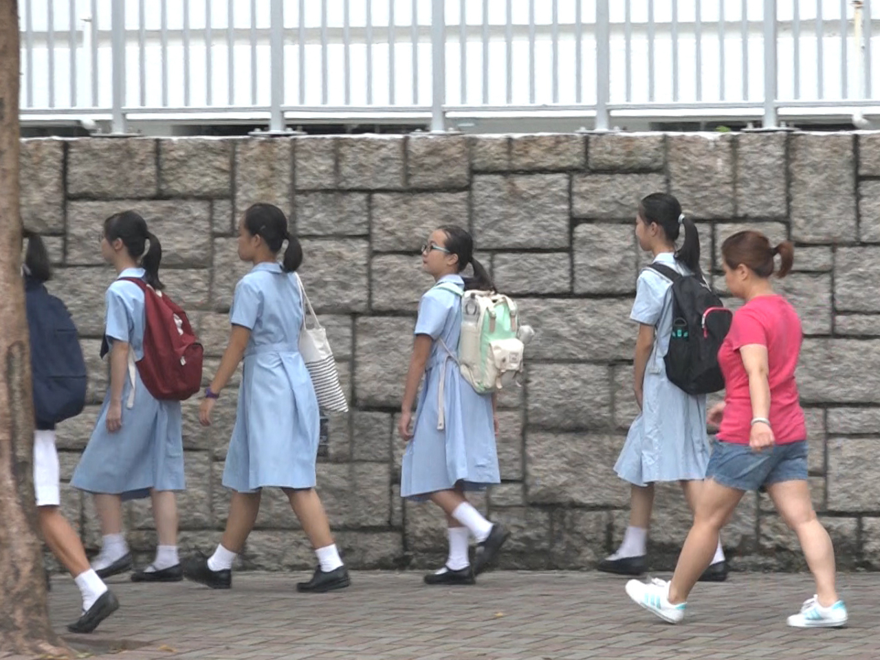 All classes in kindergartens, childcare centres, as well as primary, secondary and special schools will be suspended on Tuesday and Wednesday. File photo: RTHK