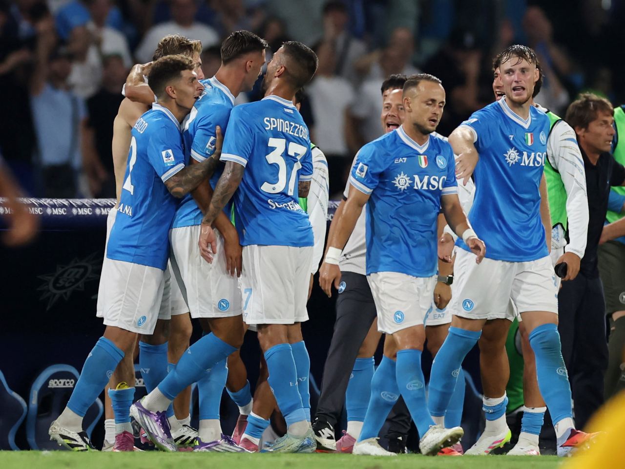 Lorenzo Luca's 82nd minute goal proved to be the winner for the reigning Italian champions. Photo: Reuters