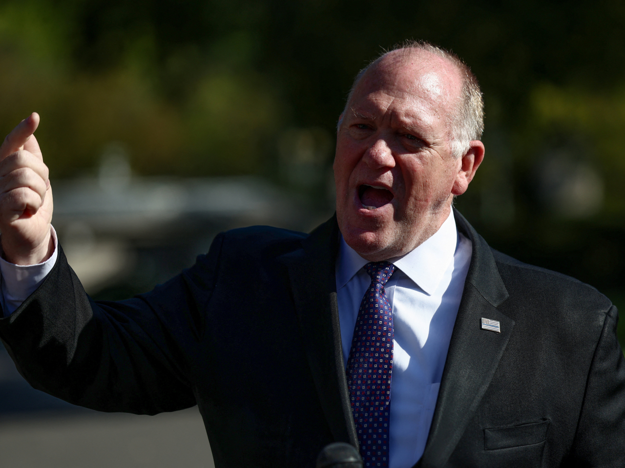 The bribery investigation of Tom Homan was stopped by the Justice Department once the Trump administration began. File photo: Reuters
