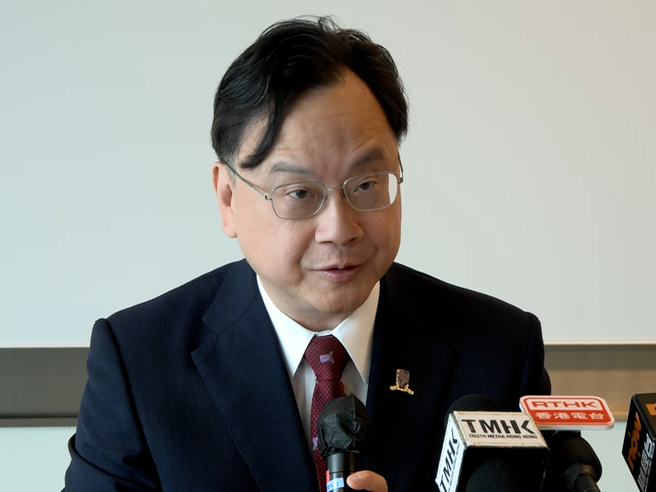Dennis Lo says the hospital has commissioned an external audit firm to conduct a review of its governing mechanism. Photo: RTHK