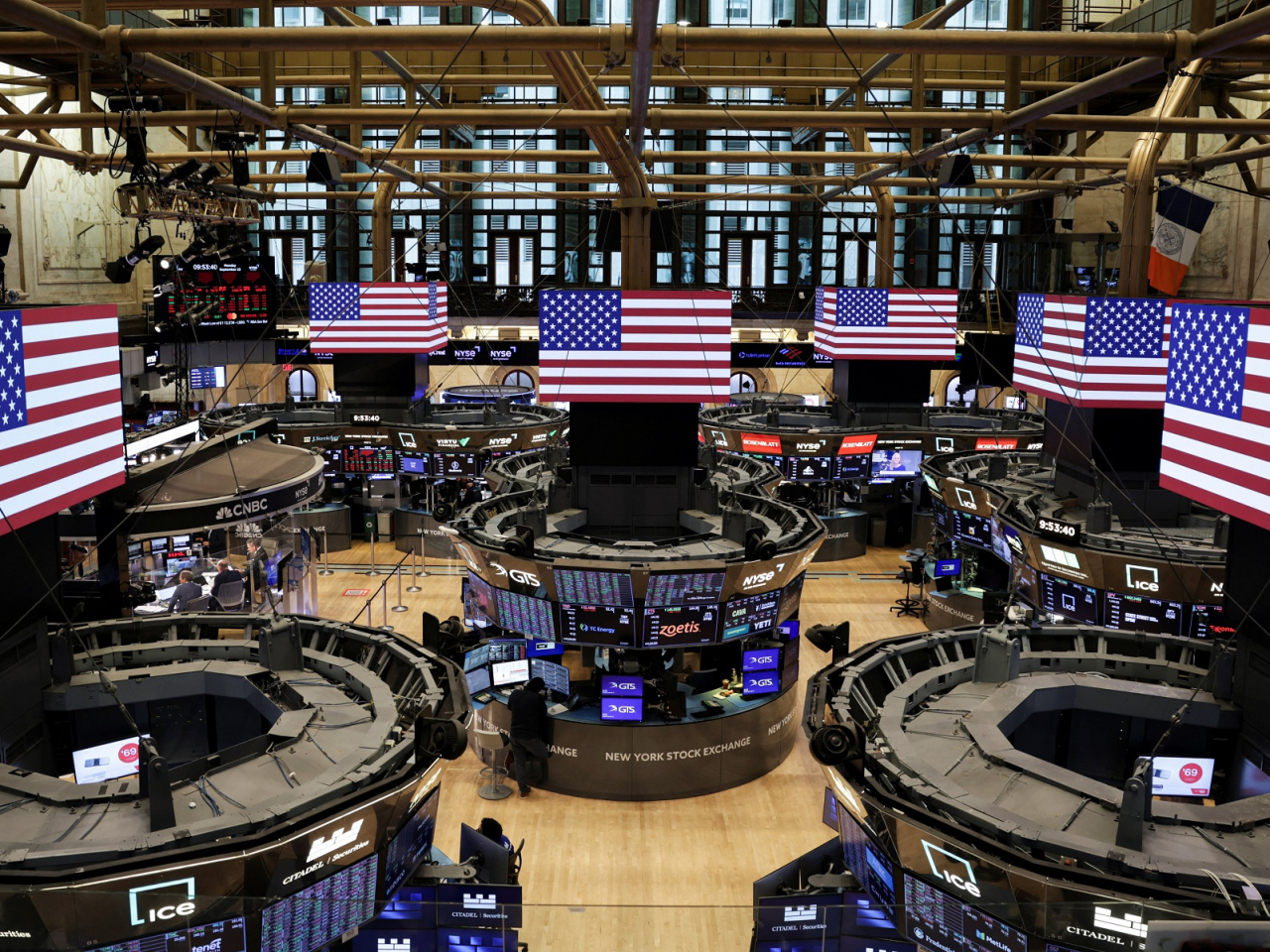 The Dow, S&P 500 an the Nasdaq all closed Tuesday's session lower. Photo: Reuters