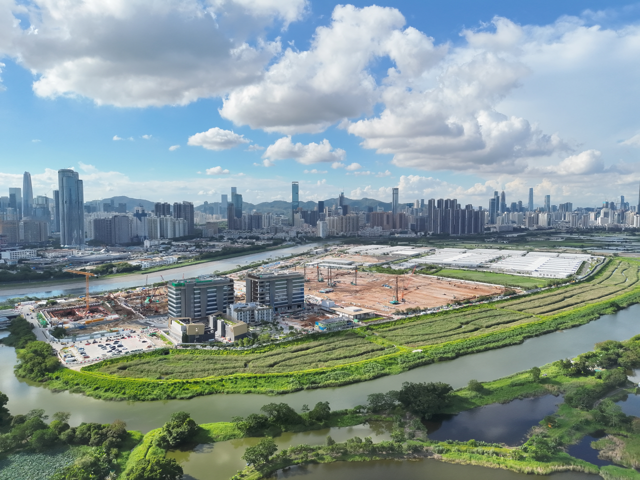港深創科園公司稱河套香港園區正加快步伐，積極推進第一期第二及第三批次建設。（公司提供）