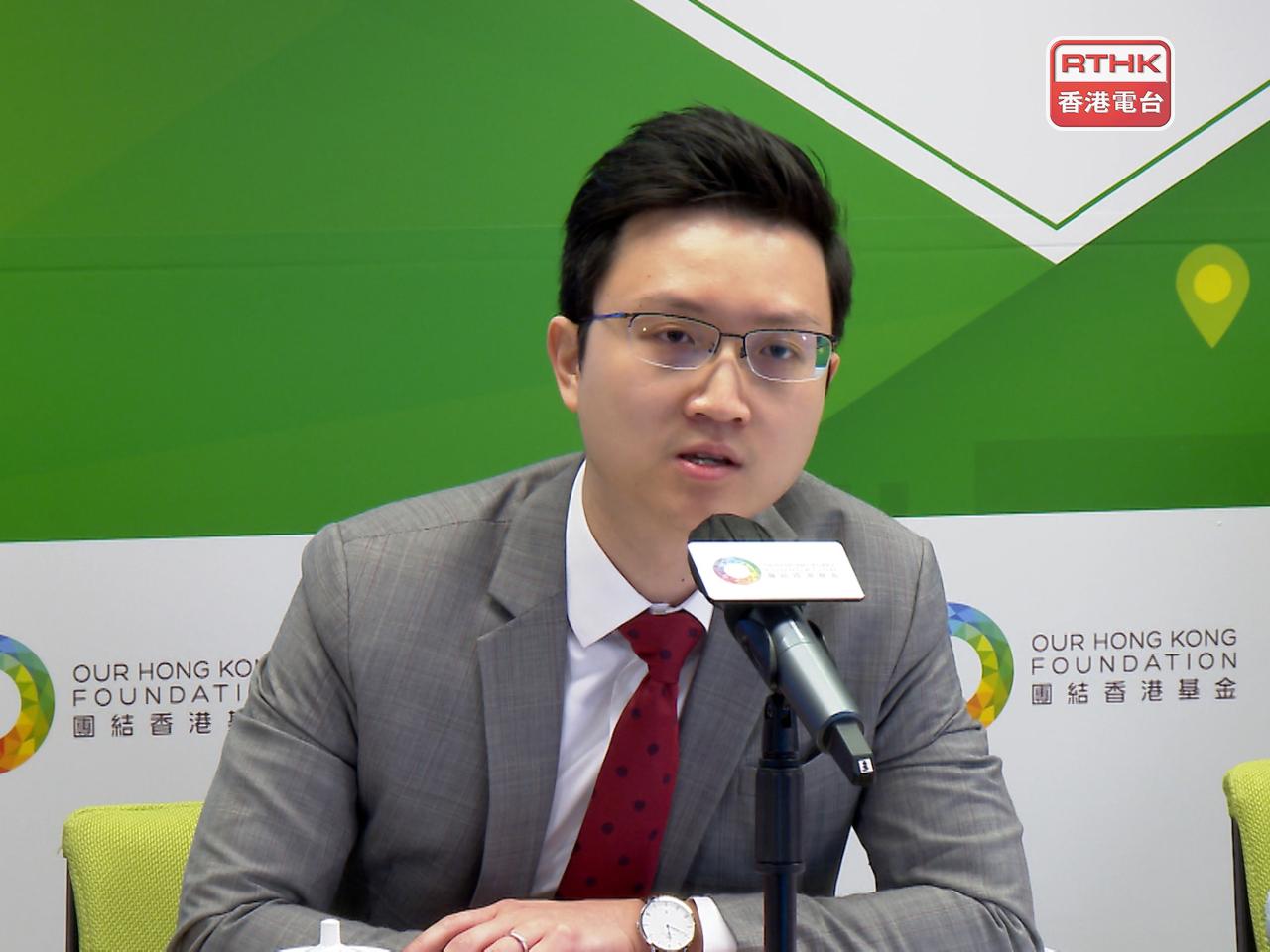 葉文祺指，過去多數鐵路項目均採用交通基建加物業發展模式。（港台圖片）