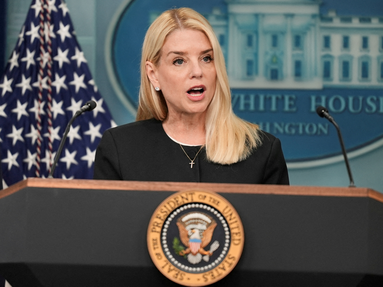 Pam Bondi's Justice Department is arguing birthright citizenship 'operates as a powerful incentive for illegal migration.' File photo: Reuters
