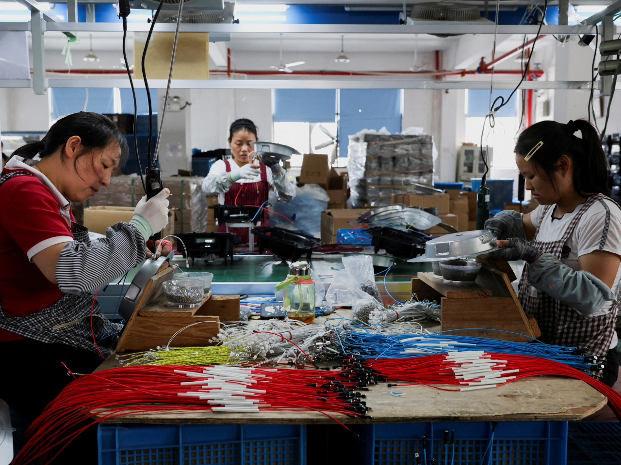 Chinese manufacturing activity rose 0.4 percentage points to 49.8 in September. File photo: Reuters
