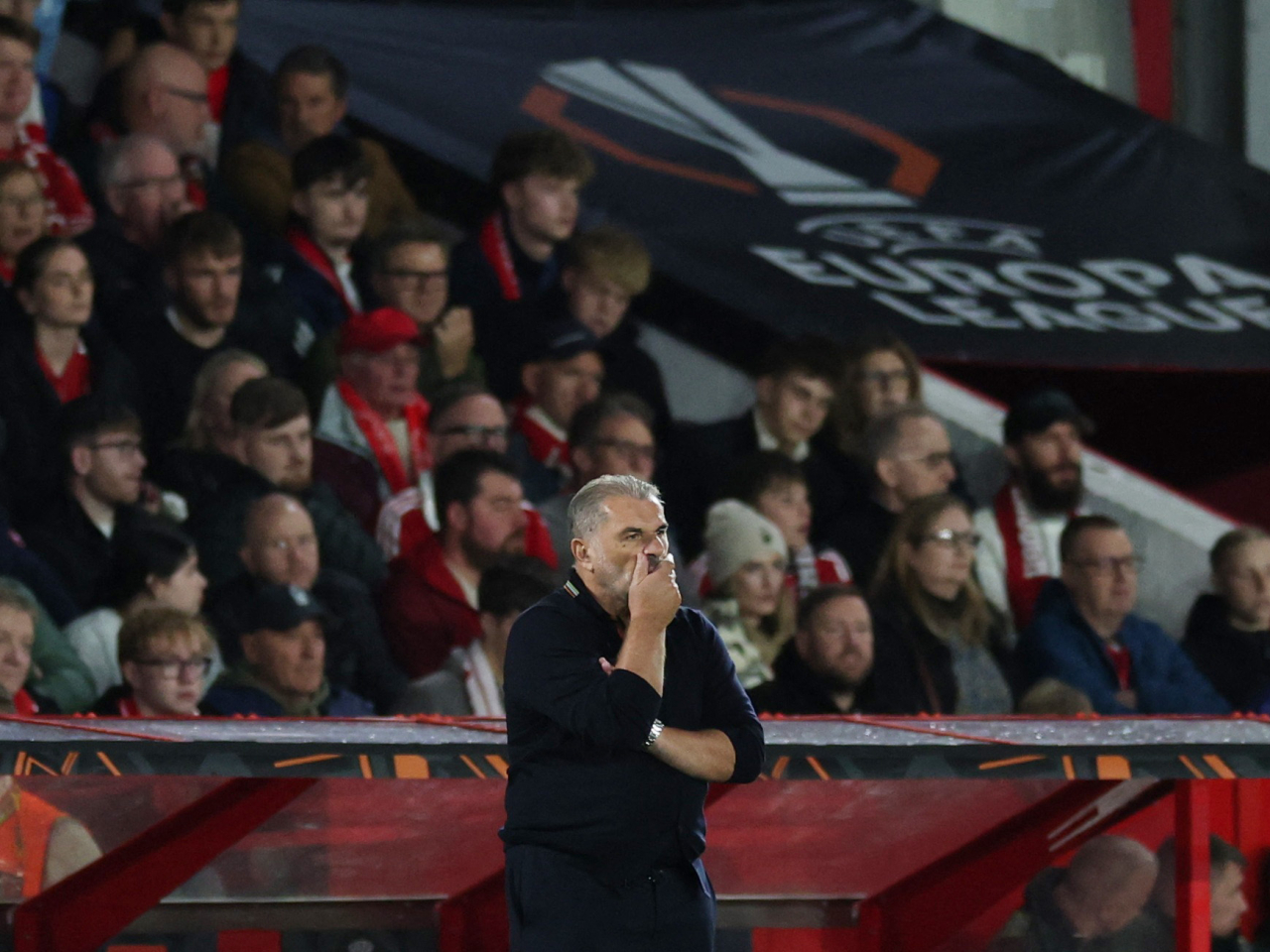 The misery continues for newly-appointed Nottingham Forest boss Ange Postecoglou. Photo: Reuters