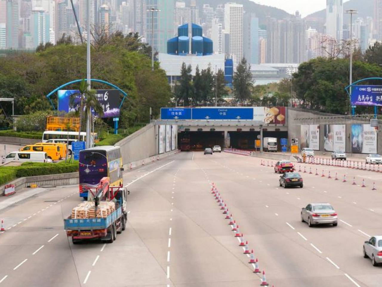 The Transport Department was criticised for switching from one toll point to another without informing drivers. Photo courtesy of Information Services Department