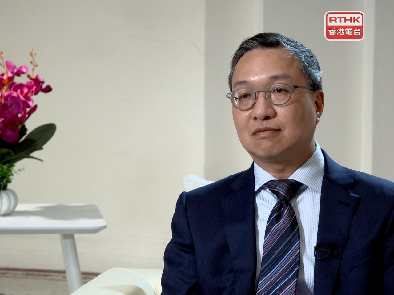 林定國說，律政司會繼續致力推動與普及維護國家安全及法治教育。（港台圖片）
