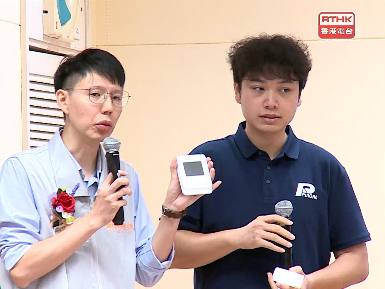智慧感應器如發現長者在一段指定時間內沒有出門就會發出訊號。（張連登攝）