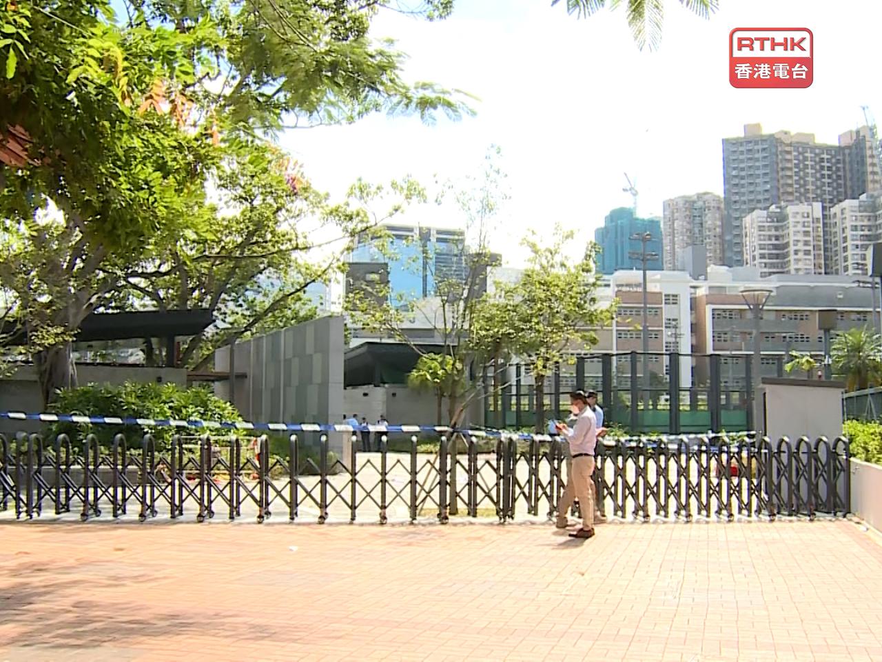 海心公園發生襲擊案，兩名男子受傷，其中一人昏迷送往伊利沙伯醫院。（張連登攝）