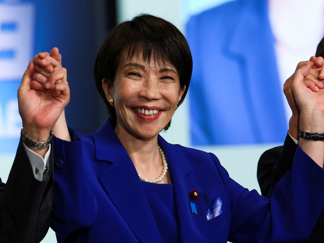 高市早苗當選自民黨總裁，有望成為日本首位女首相。（路透社）