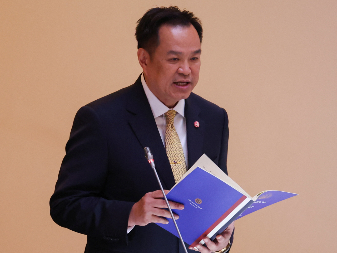 阿努廷稱，本屆政府任期內緝毒工作要取得顯著成效。(路透社資料圖片)