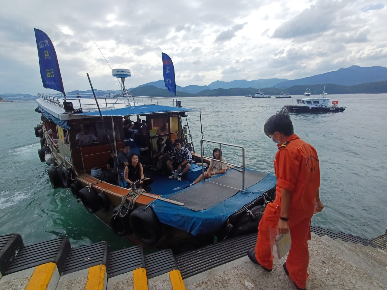 海事處在黃金周期間增派巡邏船在西貢一帶水域加強巡邏。（海事處社交網站）