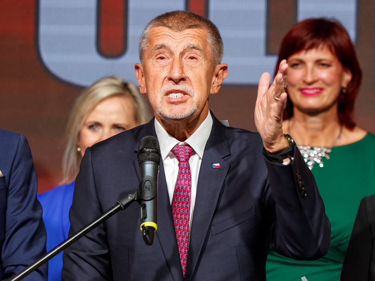 The leader of the ANO, Andrej Babis, said his party had achieved an "historic" result in the Czech parliamentary election. Photo: Reuters