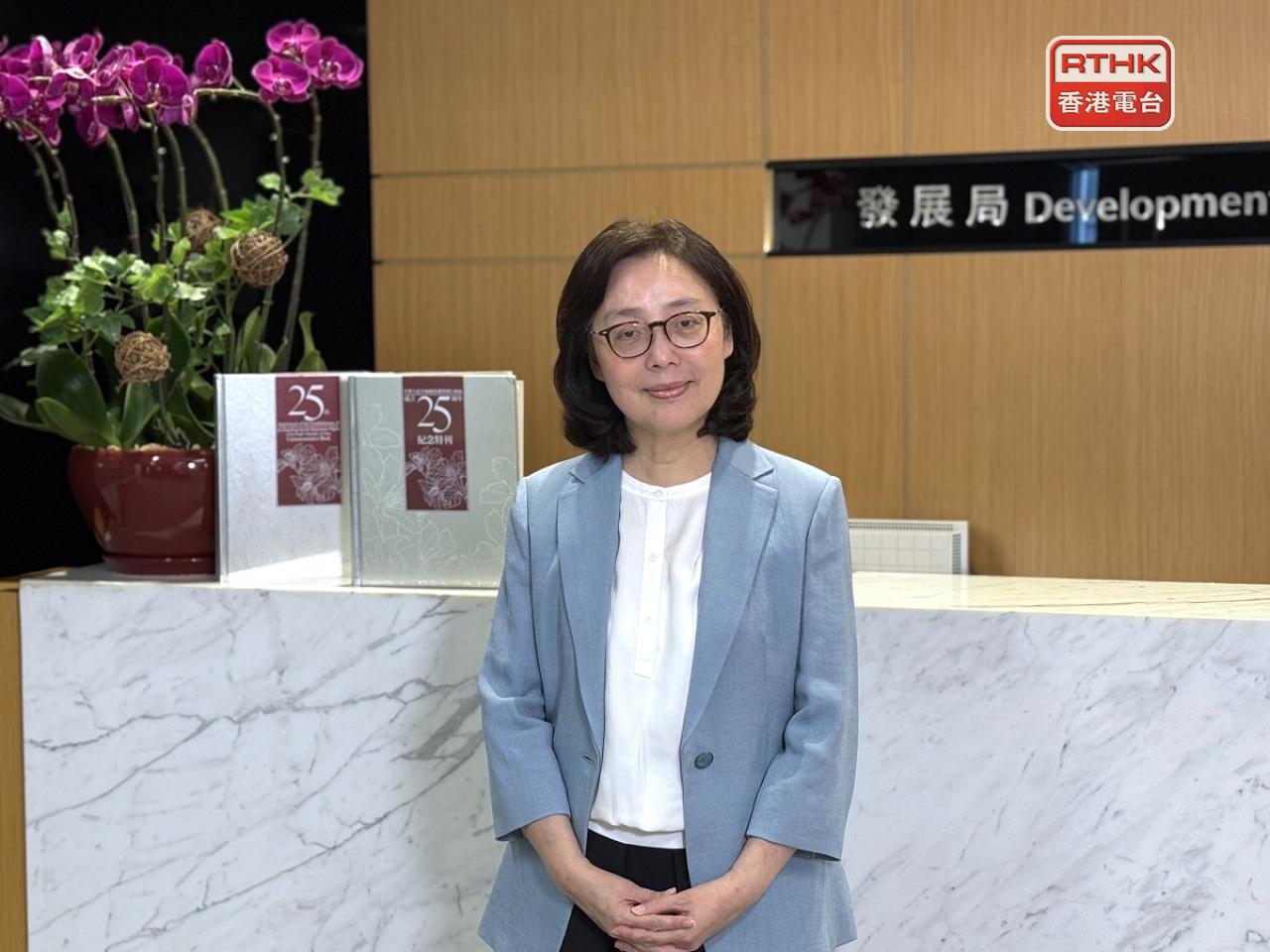 甯漢豪表示，洪水橋新發展區內的片區發展，將有多項調整。（港台圖片）
