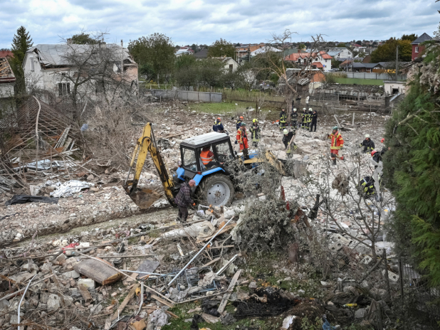 烏克蘭利沃夫州在俄羅斯本輪空襲中損失嚴重。(路透社)
