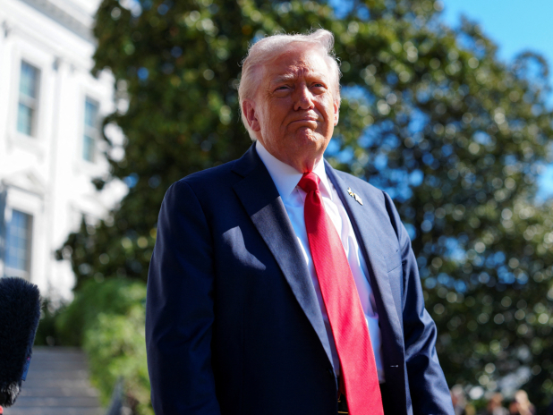 特朗普表示,普京提出自願限制部署戰略核武器的提議似乎是個好主意。(路透社)