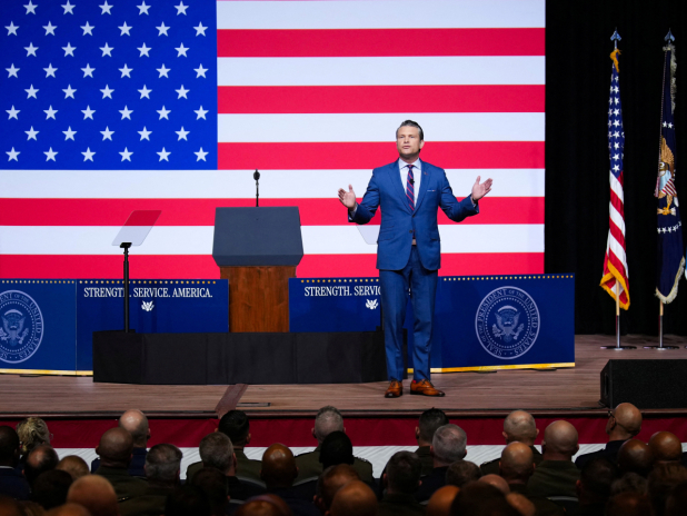 赫格塞思表示，已獲得所有必要的授權，美軍可以對委內瑞拉沿海涉嫌攜帶非法毒品的船隻進行軍事打擊。（路透社資料圖片）