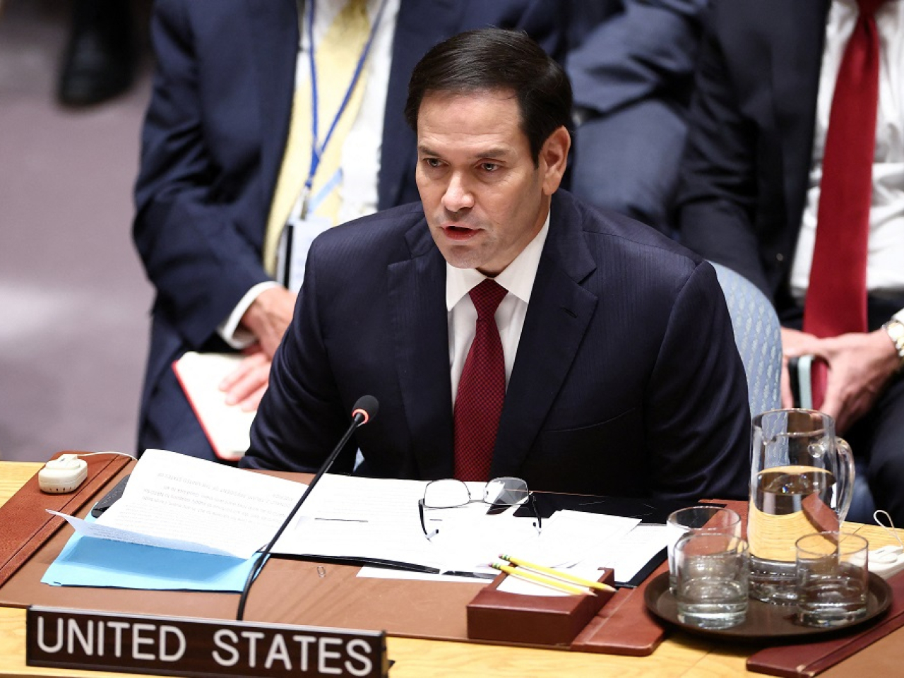 US Secretary of State Marco Rubio has urged Israel to stop bombing Gaza ahead of the discussions in Egypt. File photo: Reuters