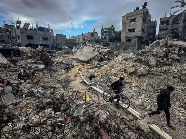 有哈馬斯官員說,今次會談將著眼於確定臨時停火日期。(路透社)