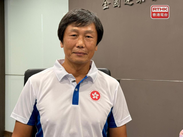 楊德強稱港隊於今屆賽事將會參與28個項目。(李俊傑攝)