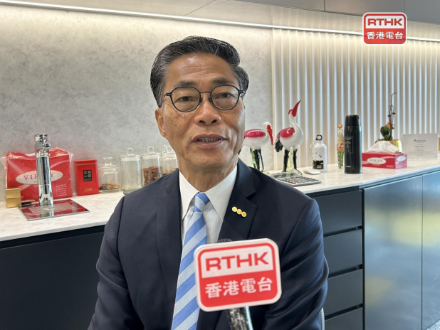 陳銳隆估計全年強積金人均回報有機會升至約5萬元歷史新高，按年升18%至20%。（羅煒皓攝）