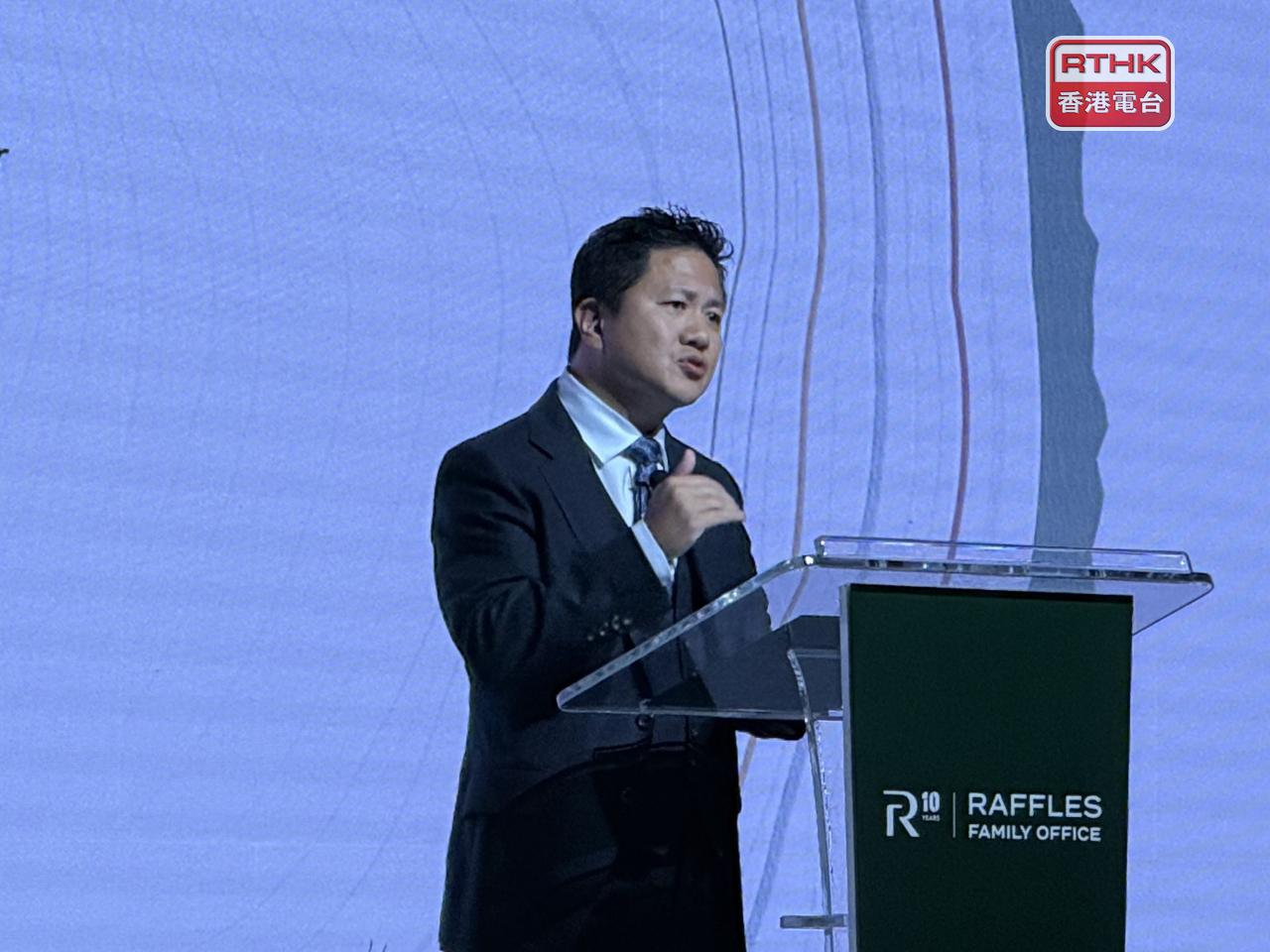關志敏認為，香港作為財富管理中心前景可期，聯合家辦可成為關鍵增長引擎。（趙嘉駿攝）