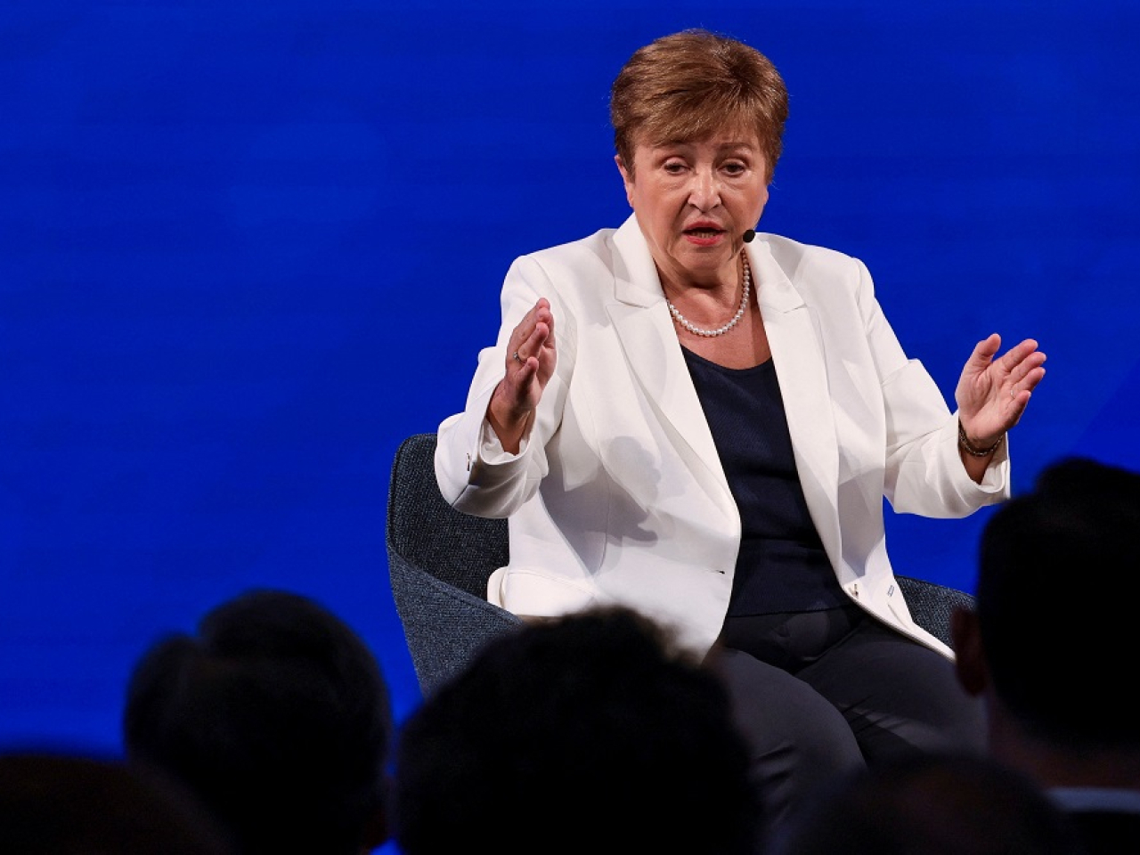 Kristalina Georgieva's comment comes ahead of next week's gathering of finance ministers and central bank governors at the World Bank and the IMF. Photo: Reuters