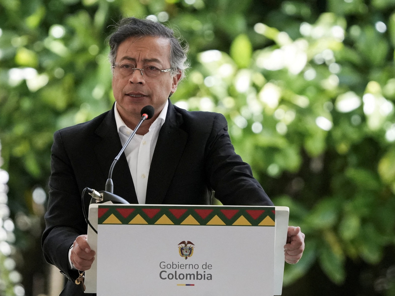 Gustavo Petro said there are indications that the US had bombed a Colombian vessel with Colombian nationals on board, though the White House quickly denied this. File photo: Reuters