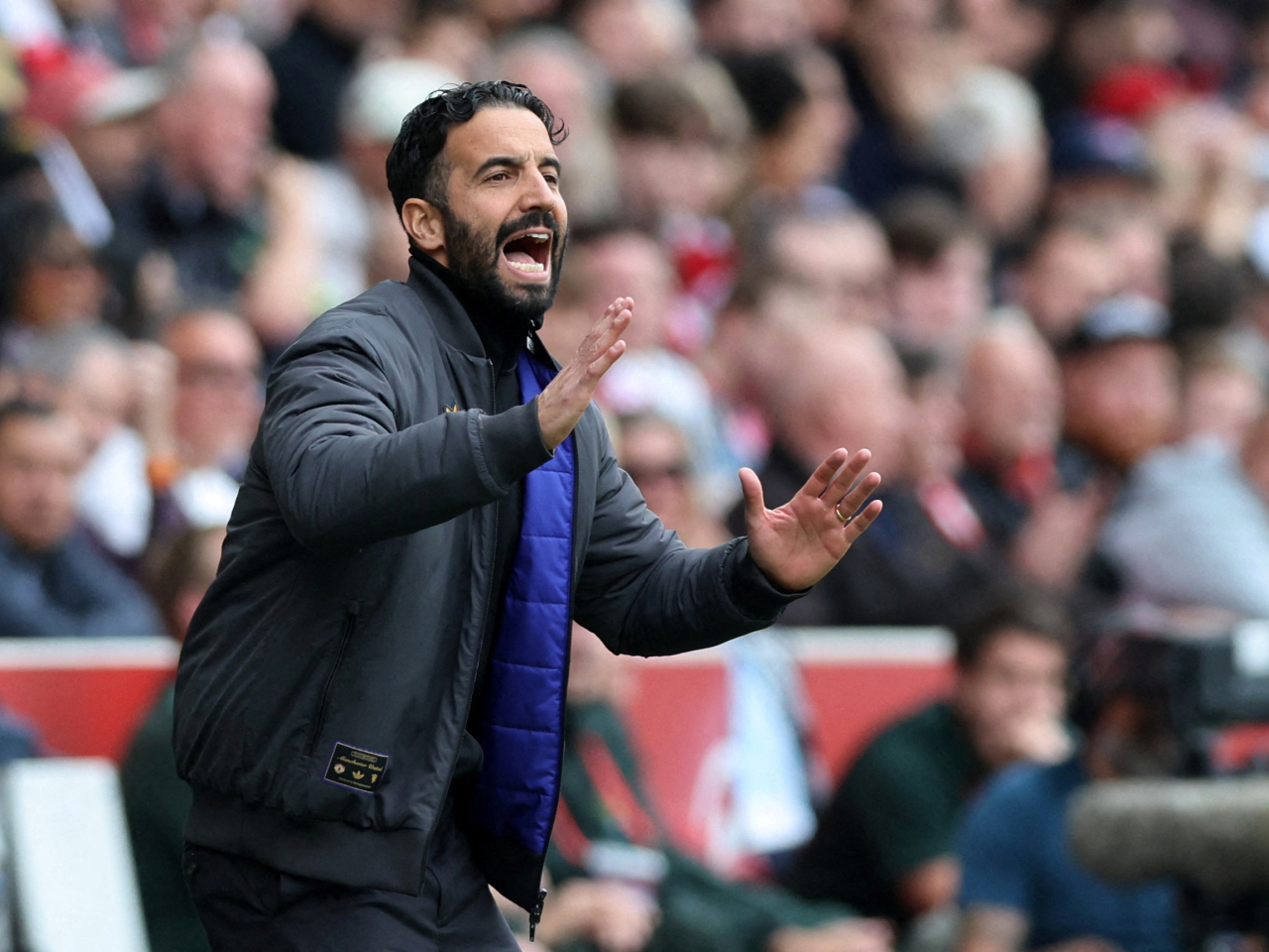Speculation has continued to mount over the Portuguese manager's future at Old Trafford. Photo: Reuters