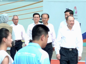 十五運會｜  廣州南沙舉行十五運會和殘特奧會火種採集儀式