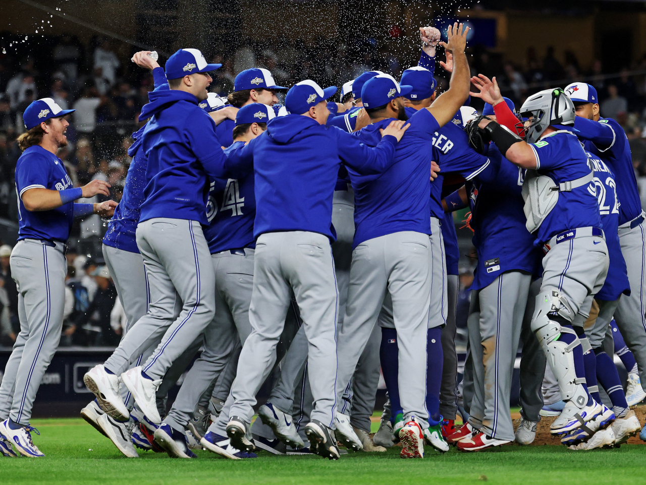 The Toronto Blue Jays are through to the American League Championship series for the first time in nine years. Photo: Reuters