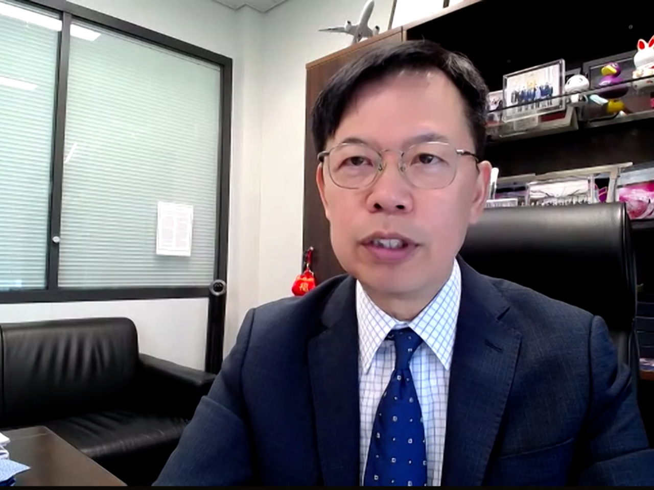 陳振英相信，滙豐銀行建議私有化恒生銀行屬於商業決定。（視像訪問截圖）