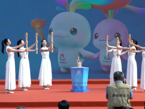 十五運會｜火種採集儀式展示海洋科技強國特點