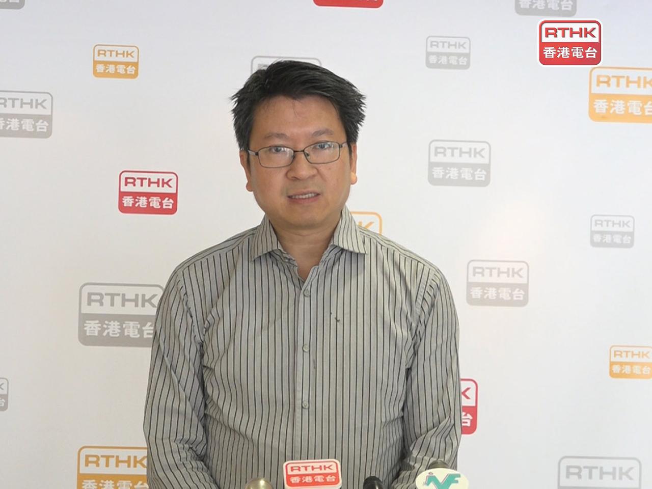 莊太量表示，香港屬於國際金融中心，加上能夠打入內地市場，相信本港銀行業發展前景興旺。（港台圖片）